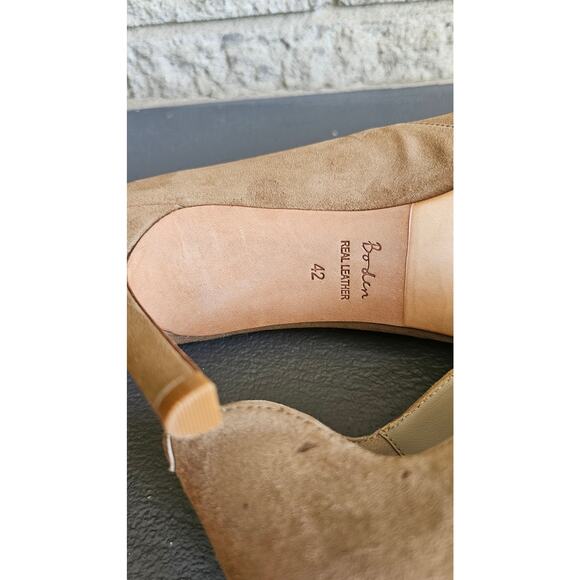 Boden Court Wave, Point toe,  4 in. Pumps, Heels, Beige, Leather, Sz 42 US Sz 10 - Picture 6 of 8